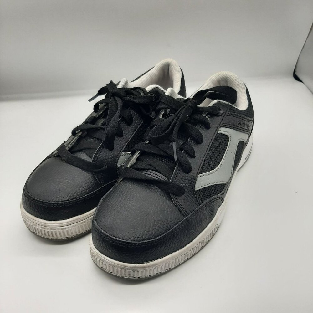 BRAHMA Steel Toe Mens Black Gray White Shoes Size 8.5 M ASTM F2413-11 Safety